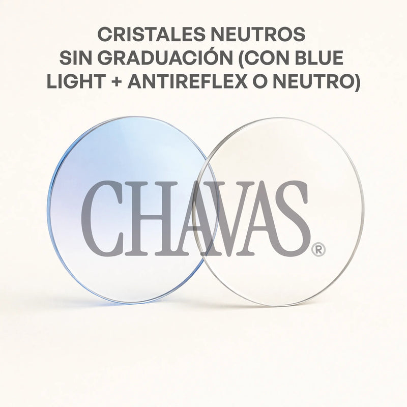 Cristales Organicos Blue Light Blancos (Sin graduación)