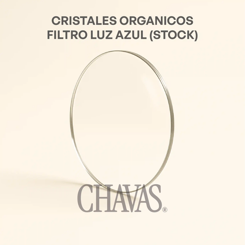 Cristales Graduados Organicos Blue Light Blancos (Stock)