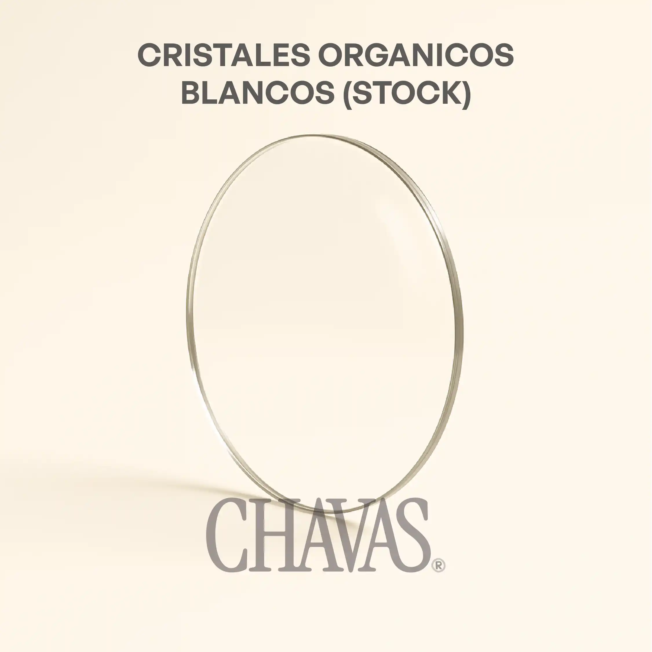 Cristales Graduados Organicos Blancos (Stock)