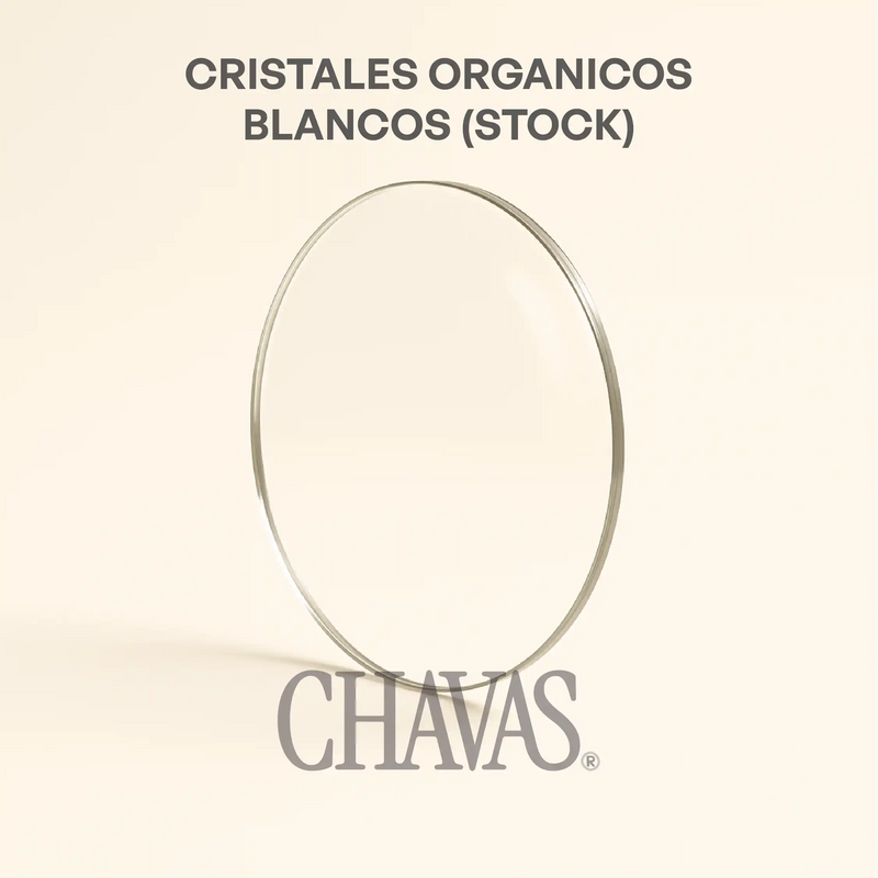 Cristales Graduados Organicos Blancos (Stock)